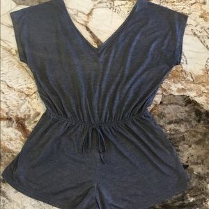 Charcoal Gray Romper